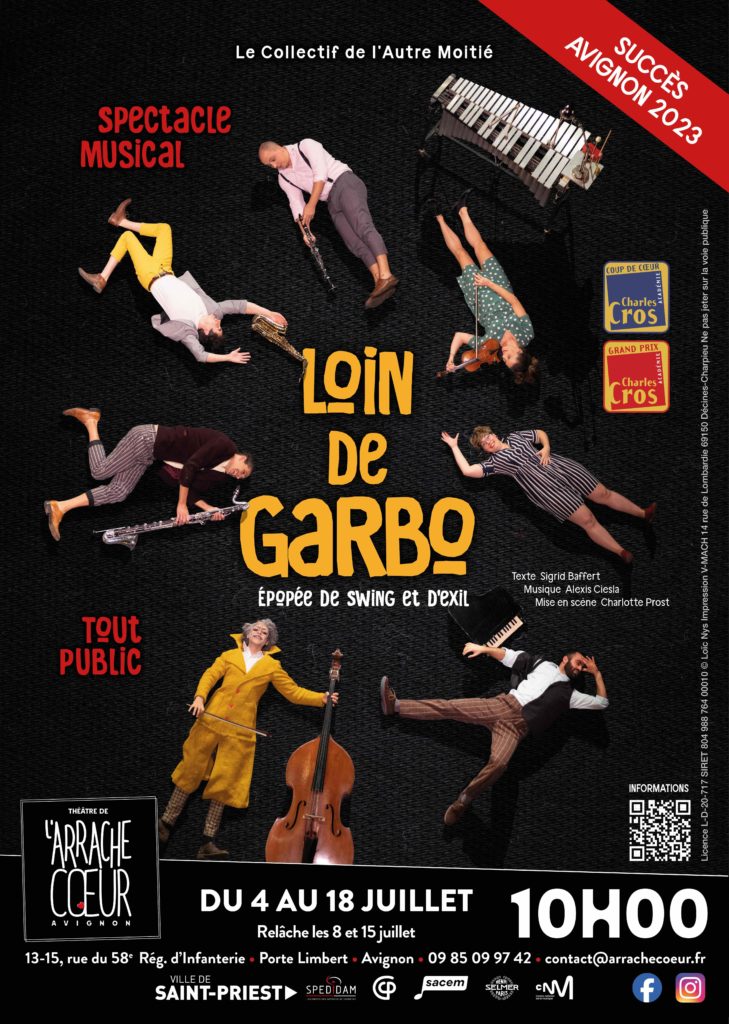 Affiche Loin de Garbo au Festival Avignon Off 2026
